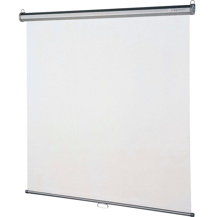 ACCO Quartet High-Resolution Wall/Ceiling Projection Screen, 96 X 96 Inches, Matte White Screen, Metal Black Frame