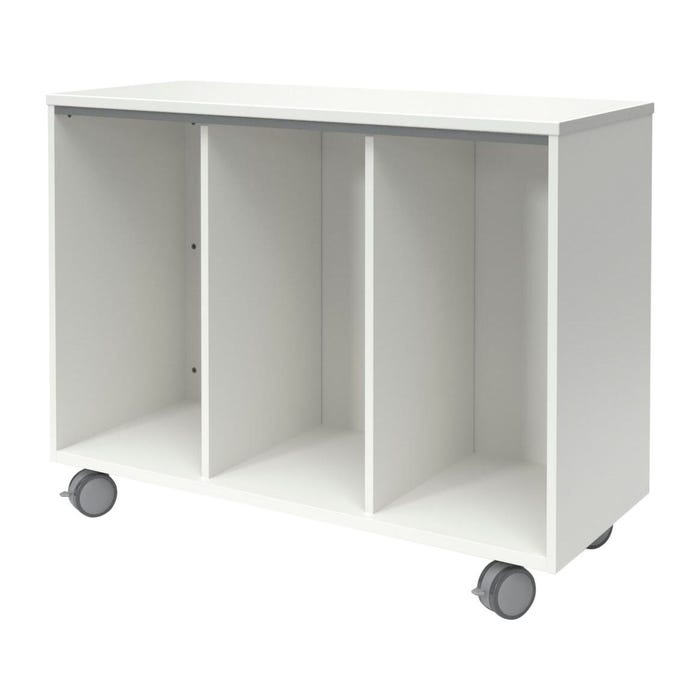 Fleetwood Designer 2.0 Floor Cushion Storage Cabinet, Magnetic Pegboard Back