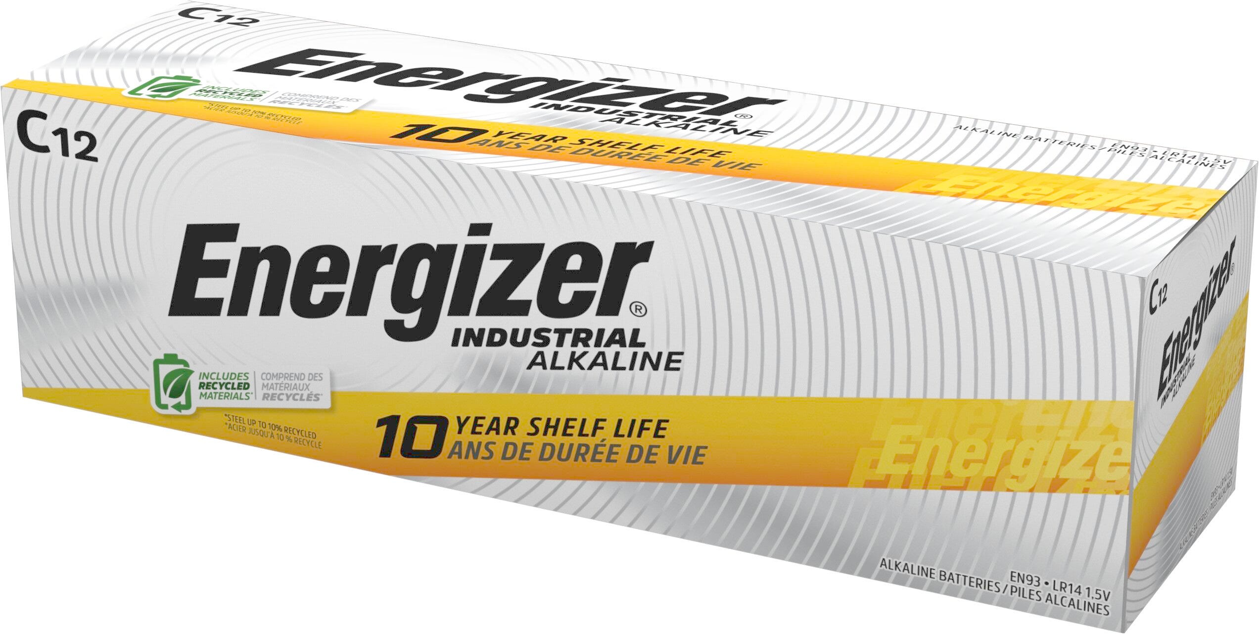 Image for Energizer Industrial Alkaline C Batteries, Pack of 12 from School Specialty
