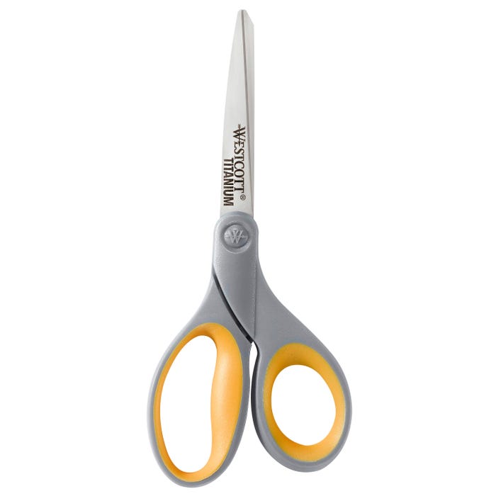 Westcott Titanium Bonded Straight Scissors, 8 Inches