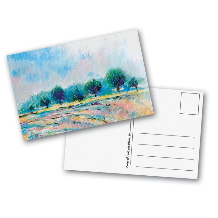 Cover-It Heavy Weight Blank Postcard, 4 x 6 Inches, White, Pack of 50
