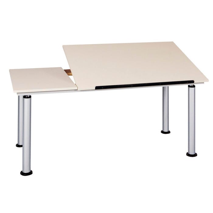 Diversified Woodcrafts ALTD Drawing Table, 1-Piece Adjustable Top, 42 x 30 Inches