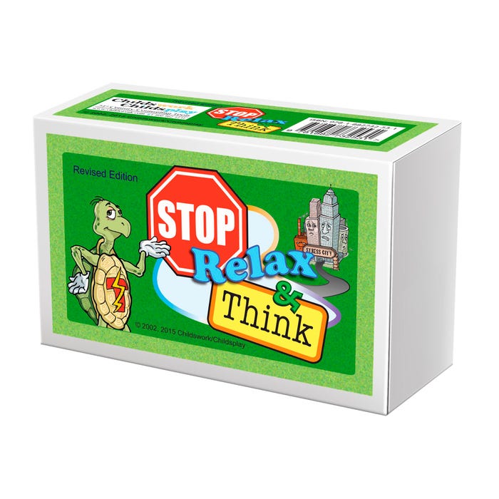 Childswork/Childsplay The Stop, Relax & Think Card Game, Ages 6 to 12