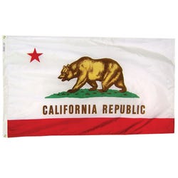 Annin Nylon California Indoor State Flag, 3 X 5 ft, Item Number 023334