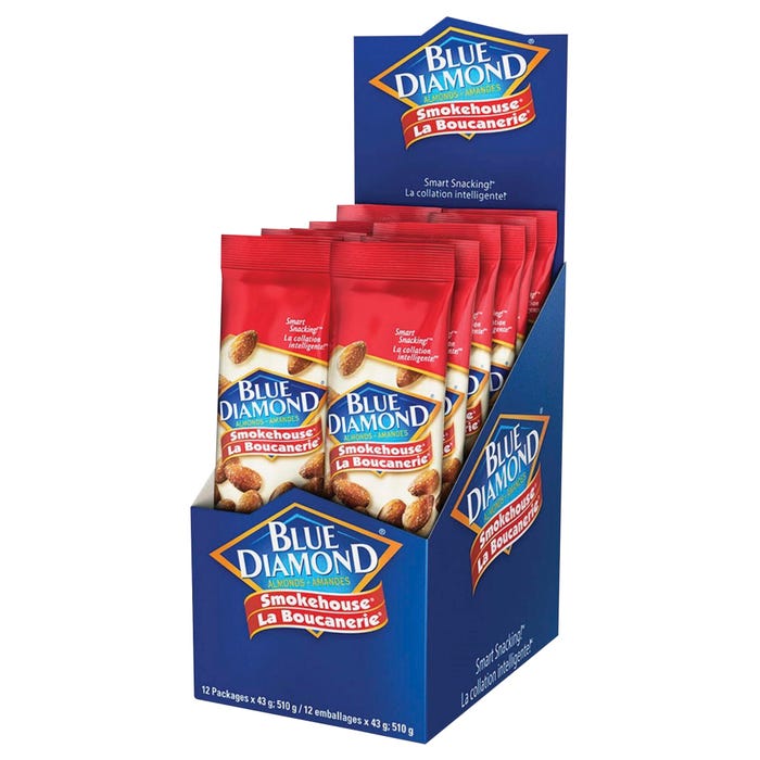 Blue Diamond Smokehouse Almonds, Pack of 12