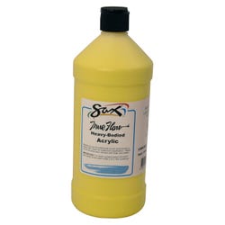 Sax Heavy Body Acrylic Paint, 1 Quart, Chrome Yellow 1572476