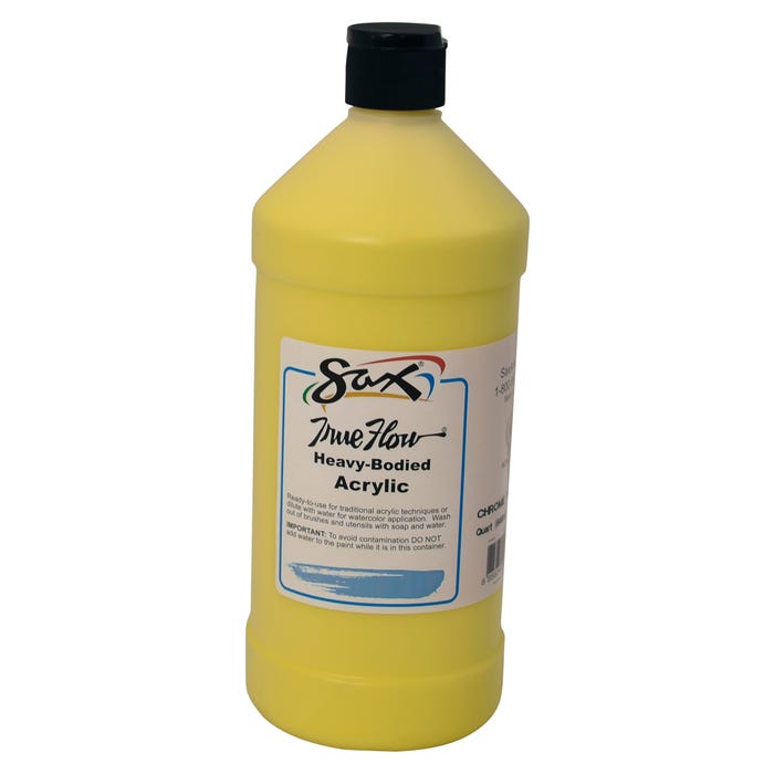 Sax Heavy Body Acrylic Paint, 1 Quart, Chrome Yellow