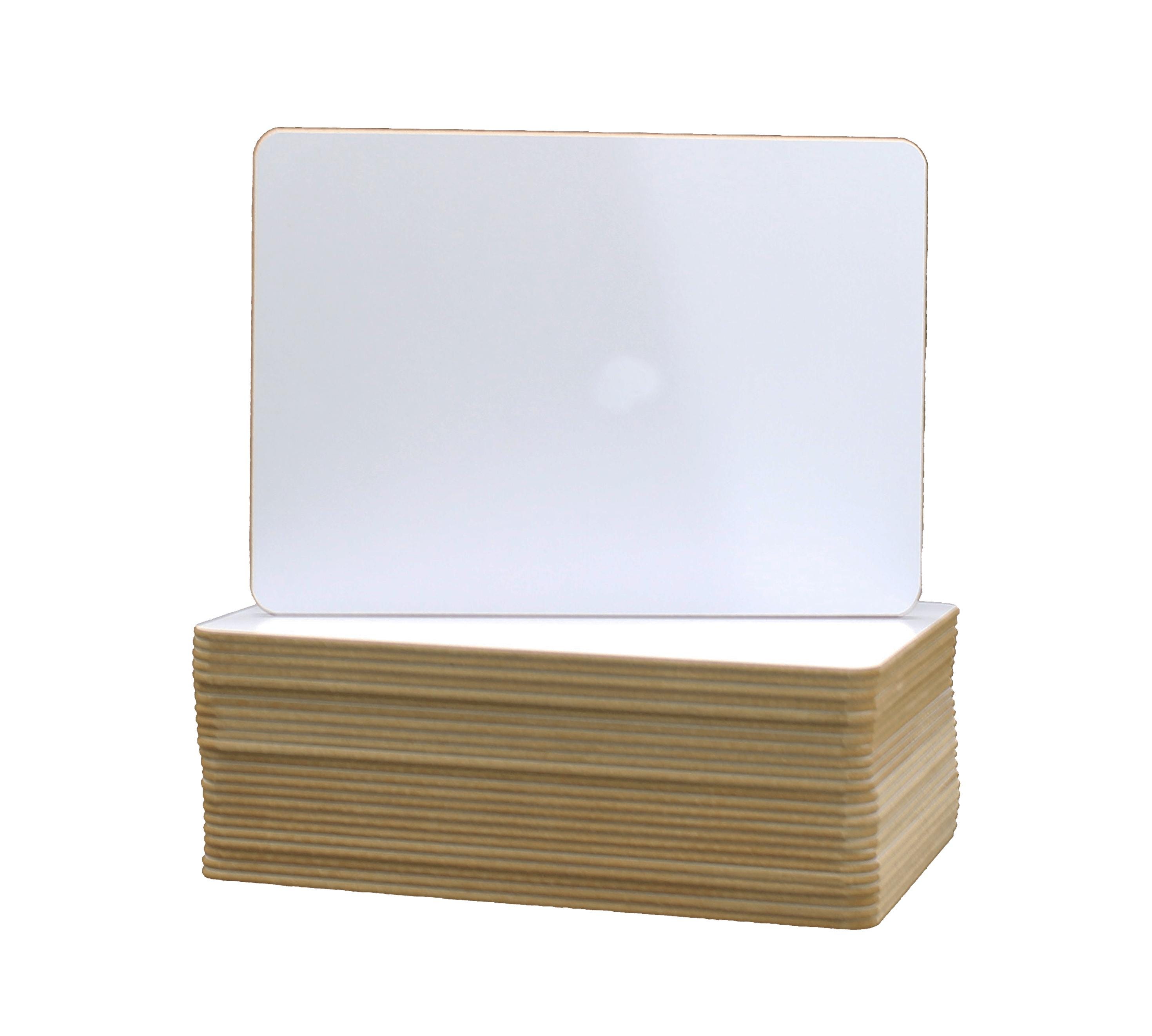 Flipside Dry Erase Plain Two-Sided Boards, 6 x 9 Inches, Pack of 24 1593248