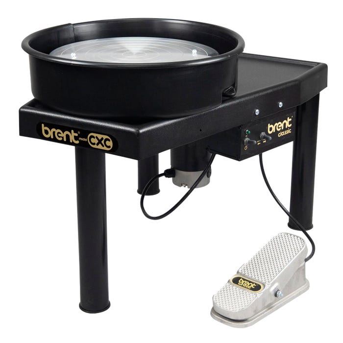Brent CXC Pottery Wheel, 10 Amp Motor, 1 HP, Black