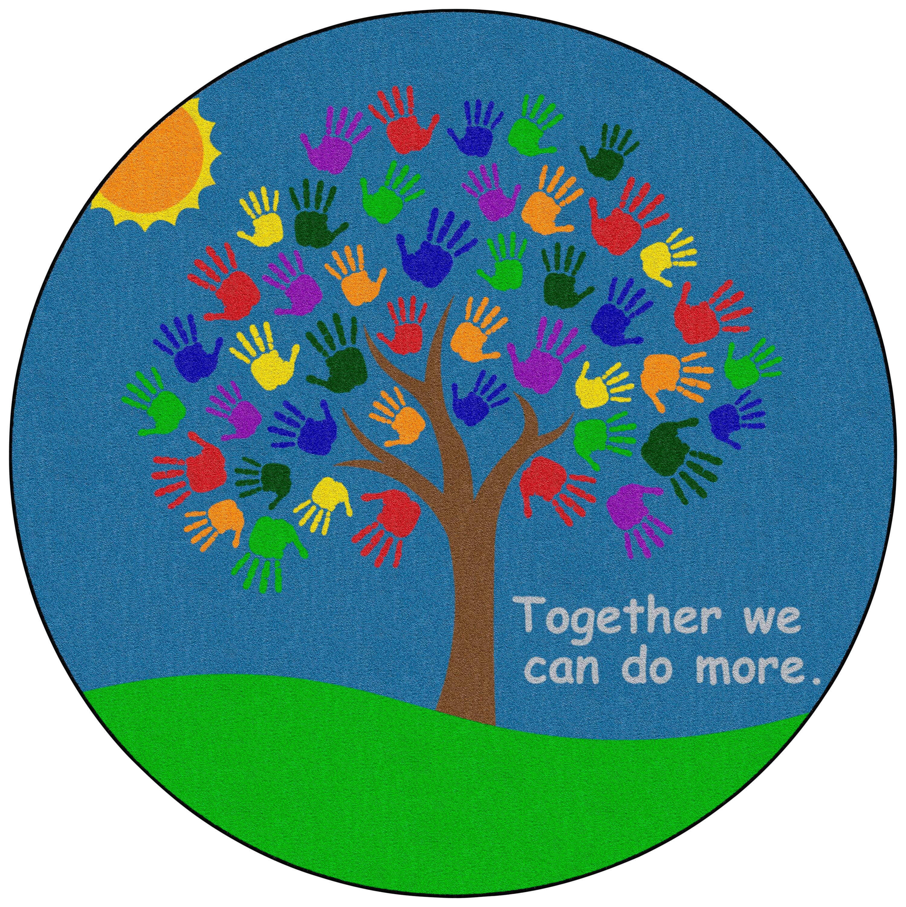 Childcraft Together Tree Carpet, Round 4002081