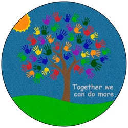 Childcraft Together Tree Carpet, Round 4002081