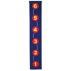 Learning Resources Step-By-Step Number Line, Grades PreK to 2, Vinyl, 10 Feet 347345