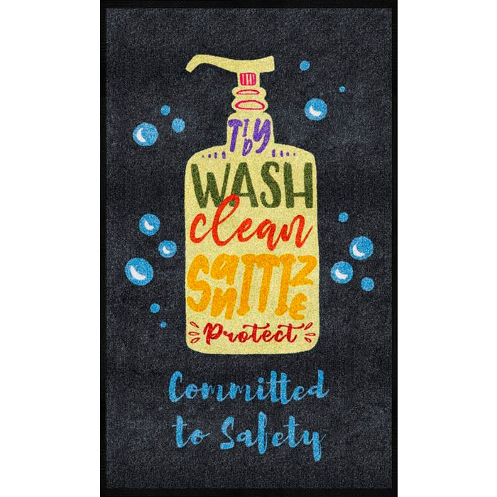 M&A Matting Committed To Safety Mat, 3 x 5 Feet