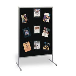 The Miller Group Multiplex Panel, 48 x 66 Inches, Black Fabric
