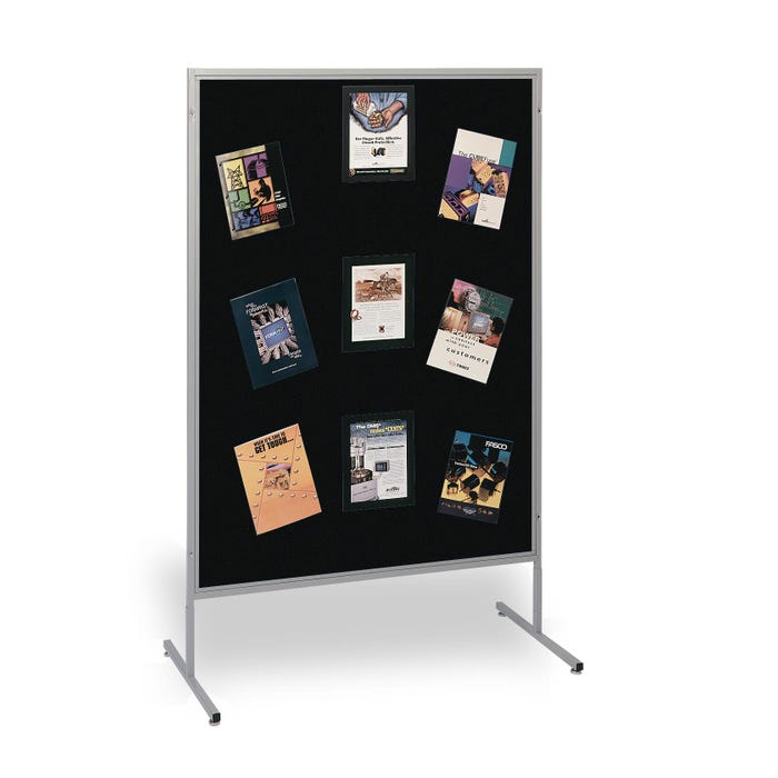 The Miller Group Multiplex Panel, 48 x 66 Inches, Black Fabric
