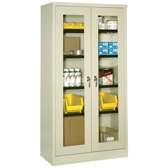 KC Bin Visual Storage Cabinet with Shelves