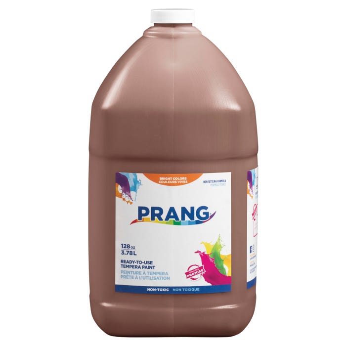 Prang Ready-to-Use Tempera Paint, Gallon, Brown