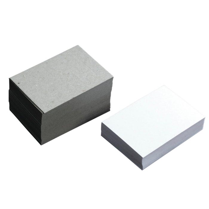 Cover-It 4-Ply Artists Trading Cards, 2-1/2 x 3-1/2 Inches, White, Pack of 52