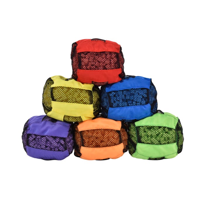 Sportime SuccessBalls, 6 Inches, Assorted Colors, Set of 6
