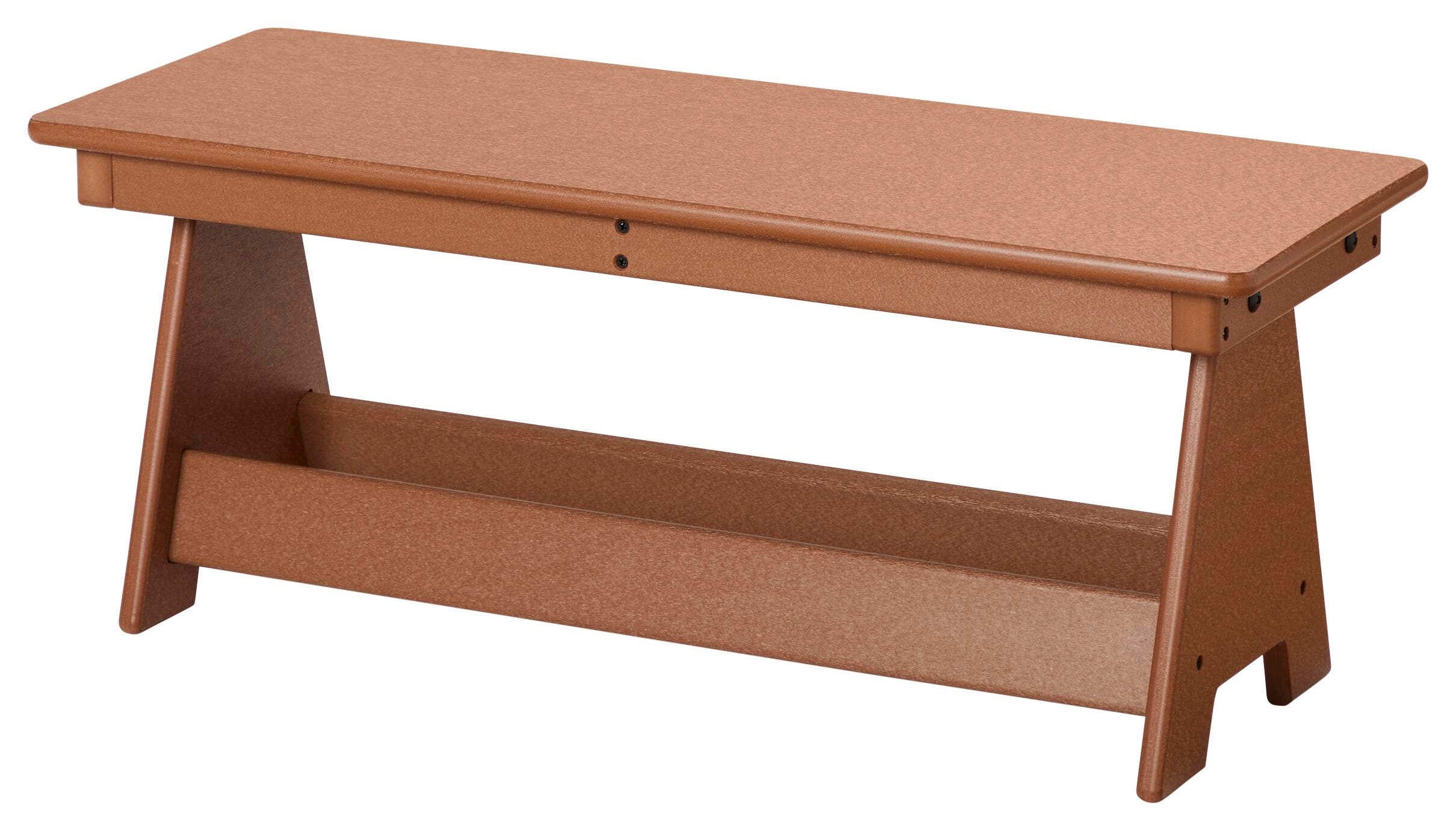 EverPlay Small Outdoor Bench, 30 x 11 x 12 Inches 2152191