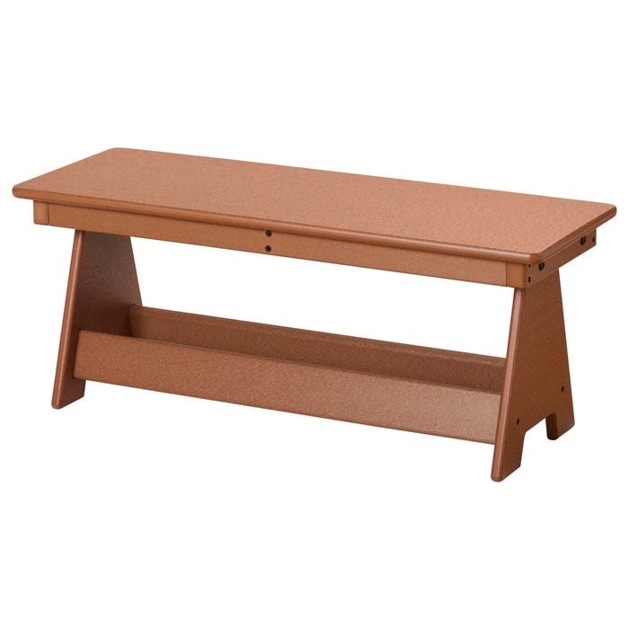 EverPlay Small Outdoor Bench, 30 x 11 x 12 Inches
