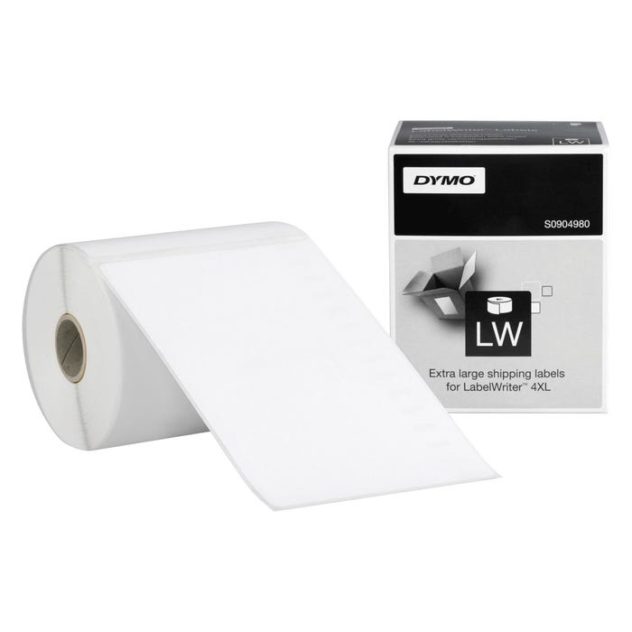 Dymo LabelWriter Extra Large Shipping Labels, 4 x 6 Inches, White, Roll of 220