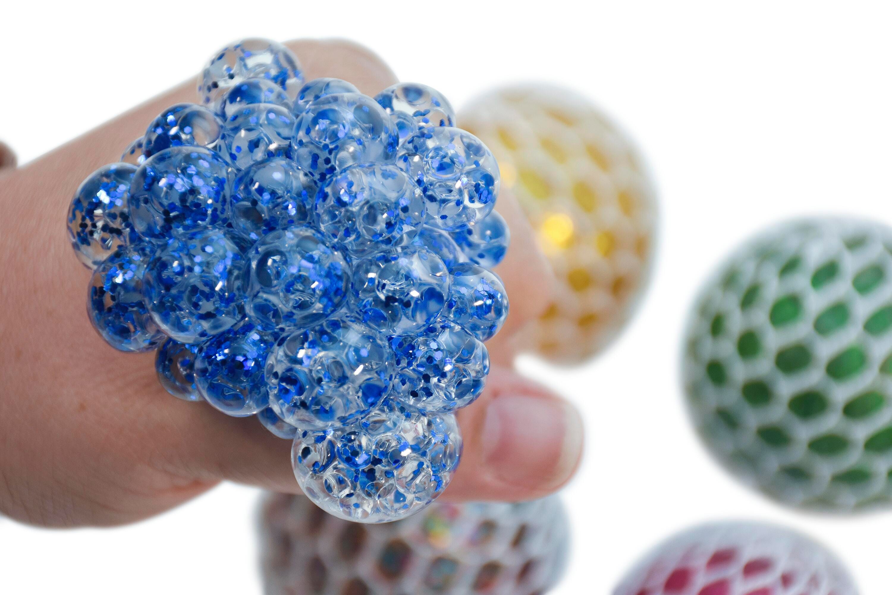 Abilitations Mesh Glitter Fidget Balls, Set of 5, Item Number 2103709