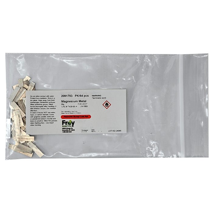 Frey Scientific Magnesium, Package of 64 Pieces