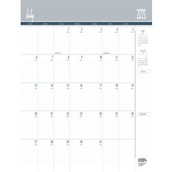 House of Doolittle, Recycled, Monthly Academic Calendar Planner, 2 Years, Black, July 2025-June 2026, 8-1/2 x 11 Inches 2151139
