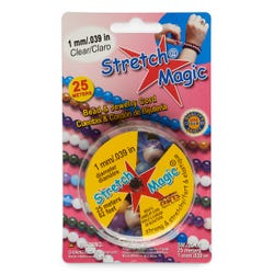 Pepperell Braiding Stretch Magic® Clear Jewelry Cord, 1.0 mm