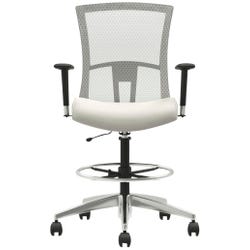 Global Industries Vion Back Drafting Stool with Arms, 25-1/2 x 24 x 48 Inches