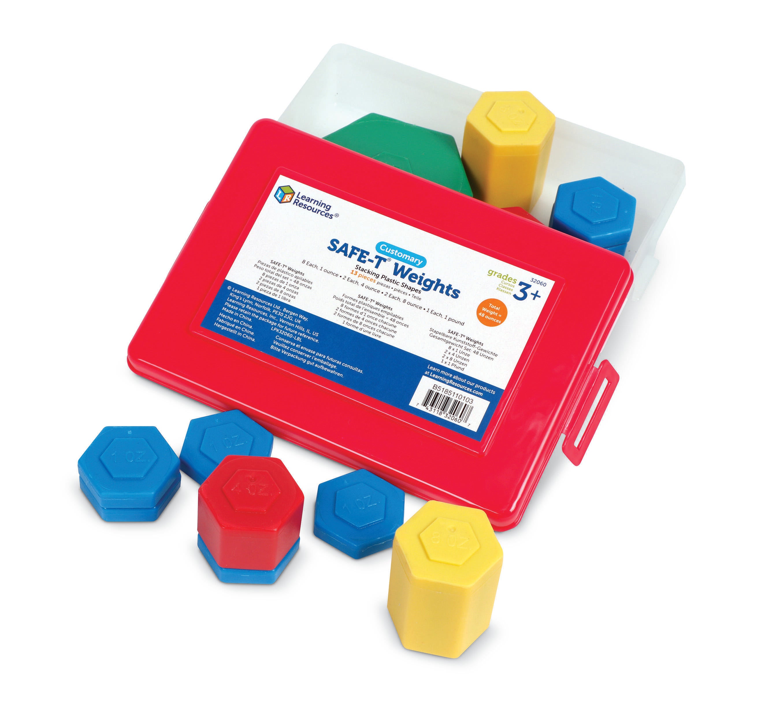 Learning Resources Custom Safe-T Weight Set, 13 Pieces 1391750