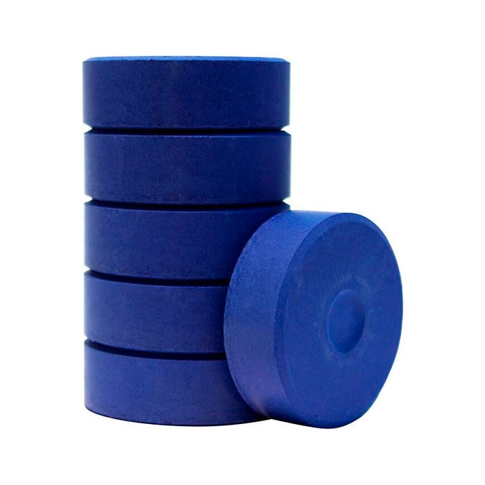 Jack Richeson Large Tempera Cakes, Brilliant Blue, Pack of 6