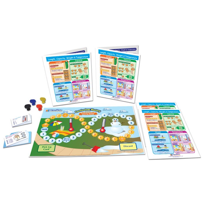 NewPath Learning Length, Capacity, Weight and Temperature Learning Center Game, Grades 1 to 2