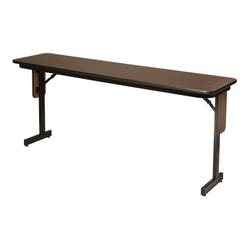 Correll Rectangle Laminate Top Panel Leg Seminar Table 4000526