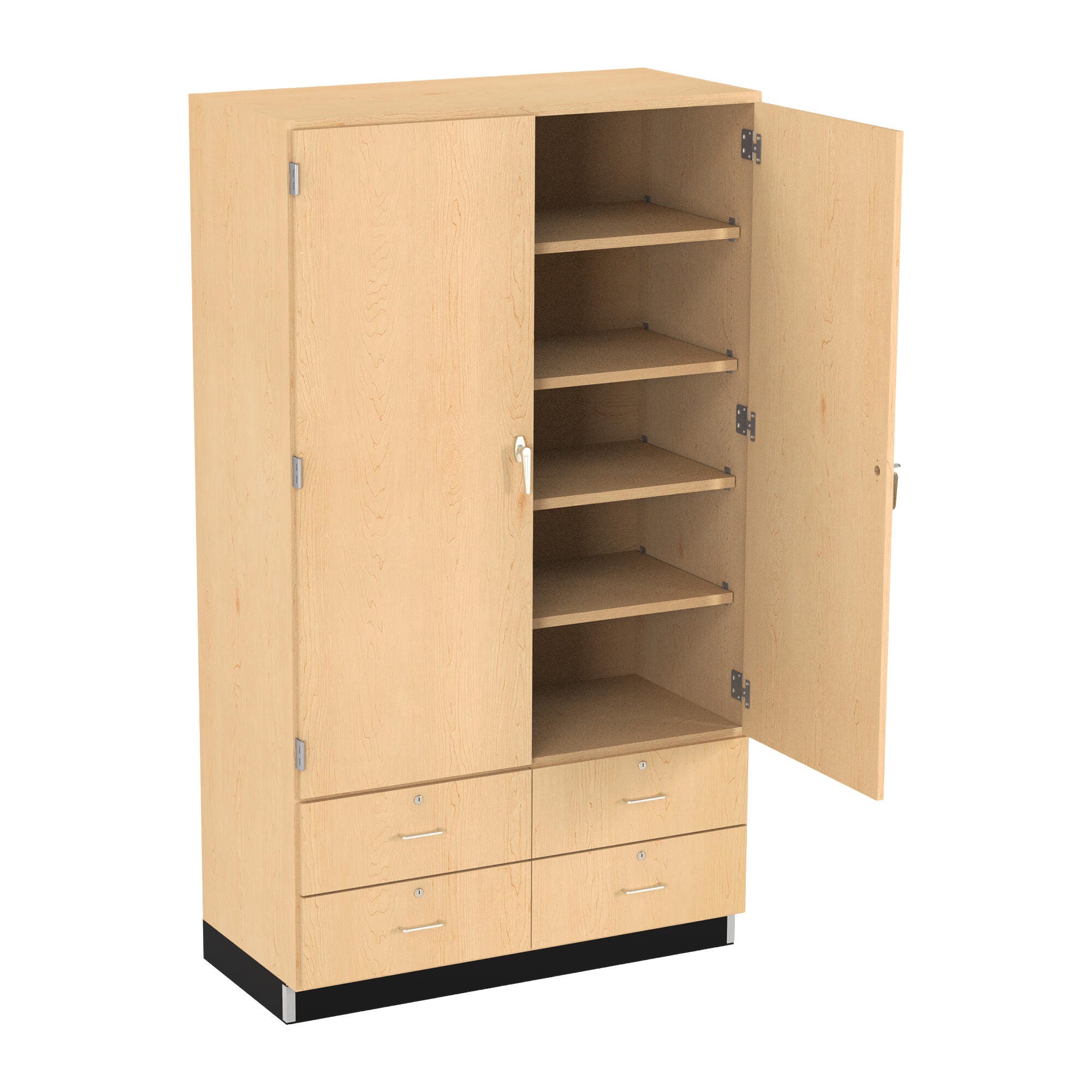 Image for Diversified Spaces Tall Storage Cabinet, 48 x 22 x 84 Inches, Maple from School Specialty