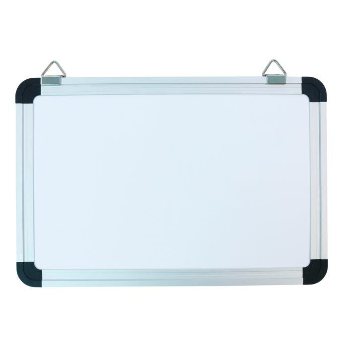 School Smart Large Magnetic Dry Erase Board, Aluminum Frame, 30 x 23 Inches