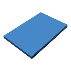 Prang Medium Weight Construction Paper, 12 x 18 Inches, Bright Blue, 100 Sheets