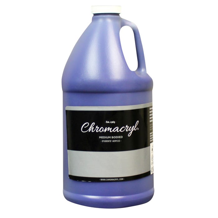 Chromacryl Students' Acrylics, Warm Blue, Half Gallon