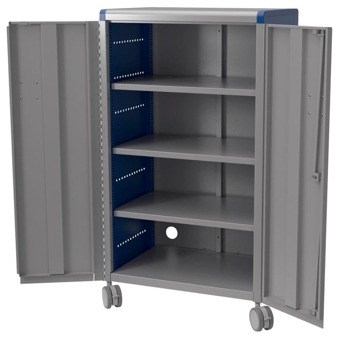 Classroom Select Geode Tall Double Wide Cabinet, 3 Shelves