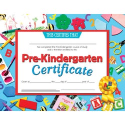 Award Certificates, Item Number 078300