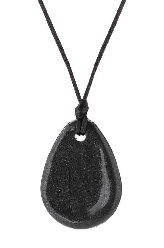 Chewigem Raindrop Pendant, Black, Item Number 2101403