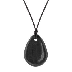 Chewigem Raindrop Pendant, Black, Item Number 2101403