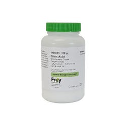 Frey Scientific Citric Acid, White, Granular Crystalline Powder, Reagent Grade 1495533