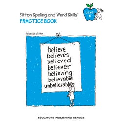 Image for Sitton Spelling Student Practice Books, Grade 6, Set of 5 from School Specialty