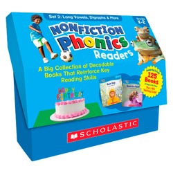 Scholastic Nonfiction Phonics Readers: SET 2 long Vowels, Digraphs & More 2132721