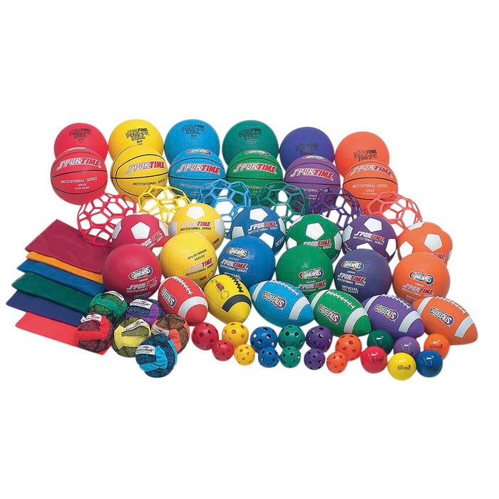 Sportime Classroom Ball Pack, Set of 66