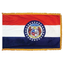 Annin Nylon Missouri Indoor State Flag, 3 X 5 ft, Item Number 023354