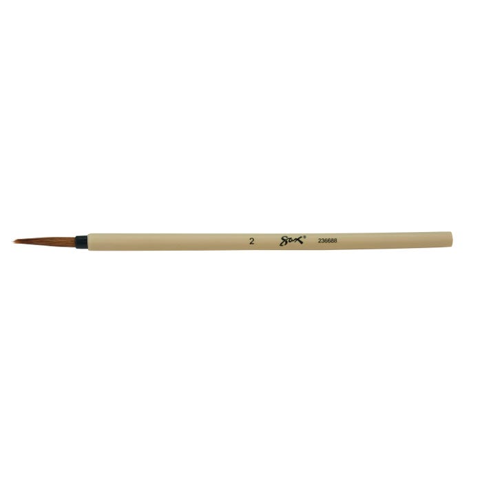 Sax Bamboo Watercolor Paint Brush, Fine Tip, Size 2