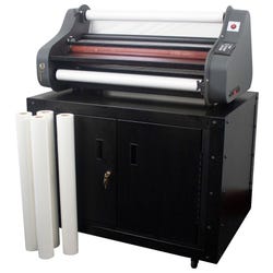 School Smart Deluxe Laminator Workstation with 27 Inch Laminating System and Supplies 2040836
